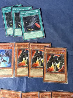 Yugioh RGBT CRMS 1st Ed Blackwing Lot Black Whirlwind 3x - Image 5