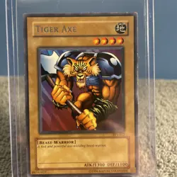 Tiger Axe - TP1-012 - Rare - Unlimited Edition YuGiOh LP grade - Image 2