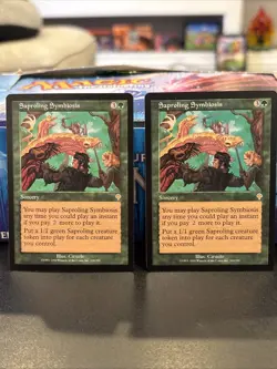 2x Saproling Symbiosis MtG Invasion INV LP - Image 1