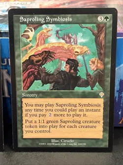 2x Saproling Symbiosis MtG Invasion INV LP - Image 3