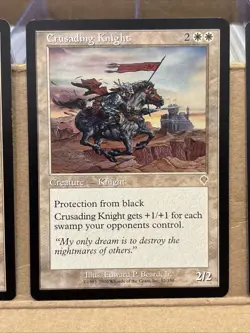 4x Crusading Knight R Invasion 12 LP Mtg Magic - Image 3