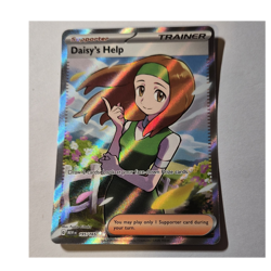 Pokemon Daisy's Help 195/165 Ultra Rare Full Art Holo Trainer SV 151 EN - Image 1