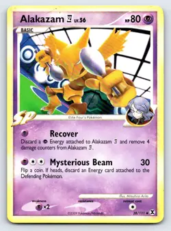 Alakazam E4 38/111 Uncommon Rising Rivals Pokemon Moderately Played - Image 1