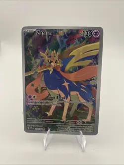 Zacian 100/094 Illustration Rare Pokemon Phantasmal Flames - Image 1