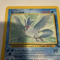 Wizards of the Coast Articuno 17/62 Fossil 1999 Rare 70 HP Unlimited - Image 3