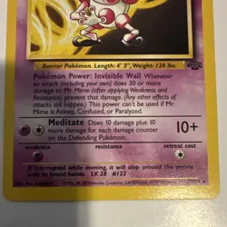 Mr. Mime 6/64 Jungle Rare 40 HP Unlimited English Pokemon TCG - Image 2