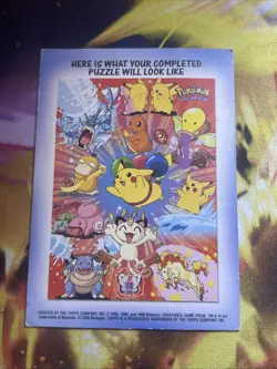 2000 Topps Pokemon TV Rattata #19 Stick-Ons Sticker 9 of 10 Blue Logo - Image 2