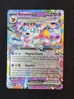 Sylveon ex 041/131 Sv: Prismatic Evolutions Holo Pokemon - Image 1
