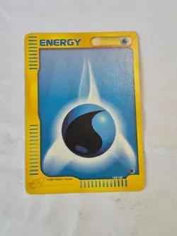 Water Energy 165/165 Expedition Base Set Pokemon Near Mint - Image 1