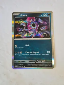 Hoopa 141/217 Rare Ascended Heroes Pokemon Holo Near Mint - Image 1