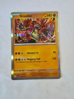 Groudon 108/217 Rare Ascended Heroes Pokemon Holo Near Mint - Image 1