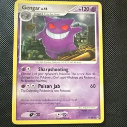 Pokemon TCG Gengar Arceus Regular 17/99 English Unlimited 2009 - Image 1