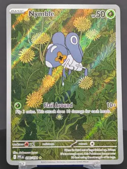 Pokemon Nymble #096/094 English Phantasmal Flames Illustration Rare Full Art - Image 1