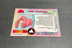 2000 TOPPS CHROME POKEMON T.V. SPARKLE #108 LICKITUNG - Image 5