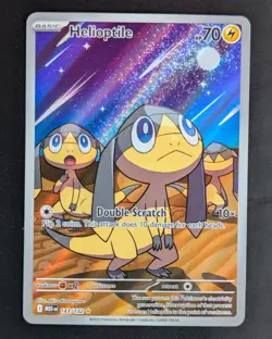 Helioptile 143/132 NM Pokemon TCG Illustration Rare Mega Evolution Holo NM - Image 1