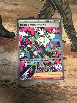 Roxie's Performance 121/086 Special Illustration Rare Chaos Rising Pokemon NM - Image 2