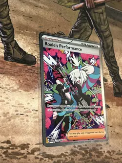 Roxie's Performance 121/086 Special Illustration Rare Chaos Rising Pokemon NM - Image 3