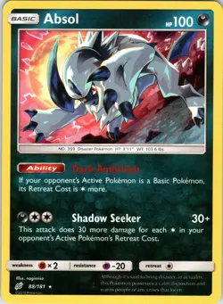 Absol 88/181 Holo Rare Team Up Pokemon Holo Near Mint - Image 1