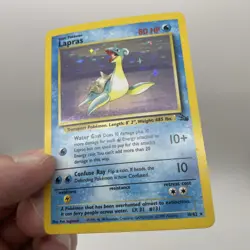 Lapras 10/62 Fossil Holo Unlimited Rare Pokemon TCG LP - Image 5