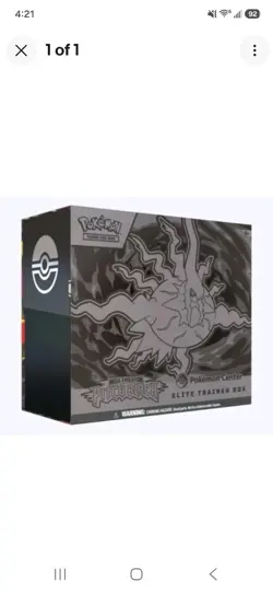 Pokemon TCG: Mega Evolution-Pitch Black Pokemon Center Elite Trainer Box PRESALE - Image 1