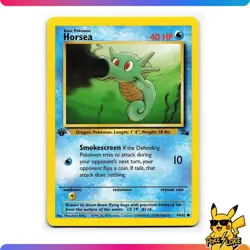 Horsea - 49/62 - 1st EDITION - Fossil - Pokemon TCG - [NM] - Image 1