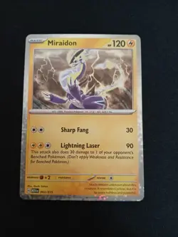 Miraidon 003/015 McDonald's Promos 2024 Holo Pokemon TCG NM - Image 1