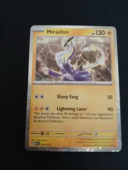 Miraidon 003/015 McDonald's Promos 2024 Holo Pokemon TCG NM - Image 4