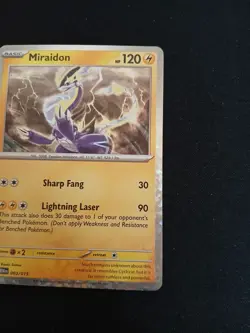 Miraidon 003/015 McDonald's Promos 2024 Holo Pokemon TCG NM - Image 5