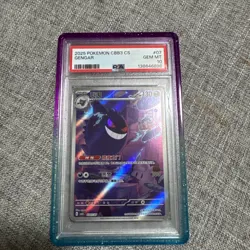 2025 POKEMON SIMPLIFIED CHINESE CBB3 C-GEM PACK VOL 3 #07 GENGAR PSA 10 - Image 1