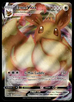 Pokemon TCG SWSH: Sword & Shield Promo Cards #SWSH087 Eevee VMAX NM - Image 1