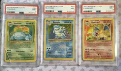 SEQUENTIAL PSA 9 SET BLASTOISE CHARIZARD VENUSAUR CELEBRATIONS POKEMON TCG - Image 1