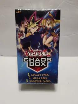 Yugioh Chaos Box 2022 1 Legacy Pack 1 Mega Pack 3 Booster Packs! New!!! - Image 1