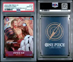 2024 ONE PIECE SIMPLIFIED CHINESE PROMOS #013 RORONOA ZORO PSA 10 - Image 3
