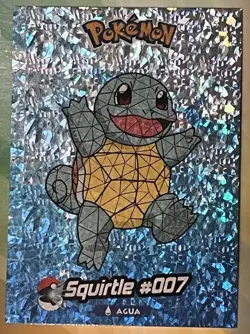 Squirtle #7 - Cracked Ice Holo - Crystal Collection 2024 - Pokemon Card - Image 1