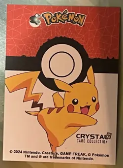 Squirtle #7 - Cracked Ice Holo - Crystal Collection 2024 - Pokemon Card - Image 2
