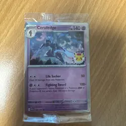Ceruledge Pokemon Day 2024 Promo Card Sealed 040/091 Black Star - Image 1