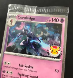 Ceruledge 040/091 Pokemon Day 2024 Pokemon Card PROMO HOLO NEW SEALED - Image 3