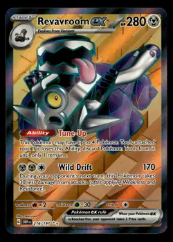 Revavroom ex 216/197 Ultra Rare Obsidian Flames Pokemon Card - Image 2