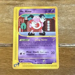 Mr. Mime 95a/147 Aquapolis, Non-Holo Card, WOTC E-Series Pokemon TCG - Image 1