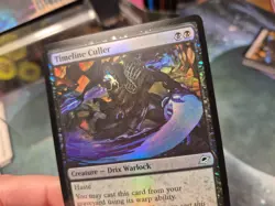 U 0121 Timeline Culler FOIL EOE Edge of Eternities MTG Card Drix Warlock Black - Image 2