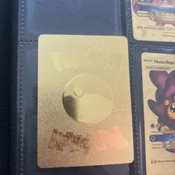 Pokemon Pikachu Tag Cosplay Gold Foil Limited Set (6 Cards) Full Fan Art Custom - Image 3