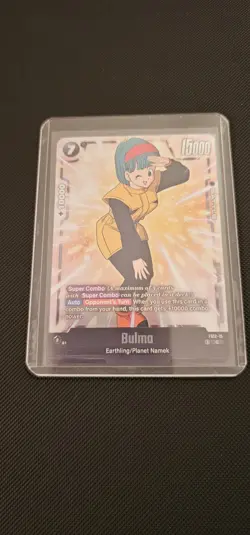 Dragon Ball Super Card Game Bulma Battle Card Super Combo FS12-15 English - Image 1