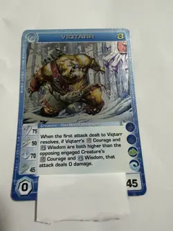 Chaotic TCG Card Viqtarr Creature Rare Silent Sands Max E LP - Image 1