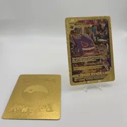 Gengar TG06/TG30 Gold Textured Metallic Foil Custom Pokemon Card - Image 2