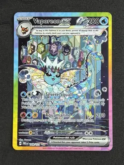 Vaporeon ex 149/131 Prismatic Evolutions SIR Holo Full Art EN - Image 1