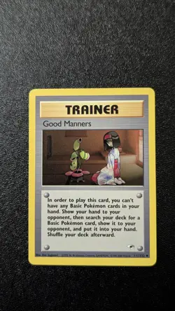 Good Manners 111/132 Regular Uncommon NM | Pokemon Gym Heroes - Image 1