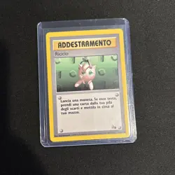 Pokemon TCG Riciclo #61/62 ITALIAN Addestramento CCG Recycle Fossil Trainer LP - Image 1