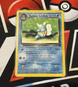 [German] Dunkles Schillok (Dark Wartortle) 46/82 Team Rocket Pokemon Card HP/DM - Image 1