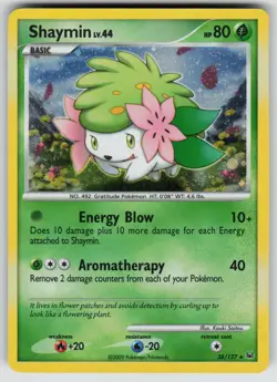 Shaymin (DPPt Platinum) 38/127 Holo Holo Rare Deck Exclusives Pokemon LP - Image 1
