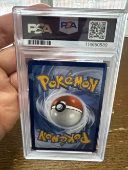Pokemon Movie Ash's Pikachu SM108 SM Black Star Promo 2017 PSA 6 Case Great Cons - Image 2